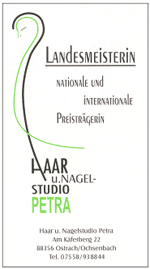 Haar u. Nagelstudio Petra Logo